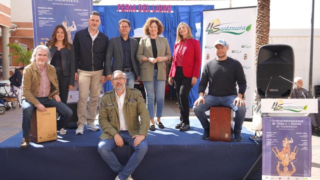 El acto de presentación del I Festival Internacional de Música y Danza de Santomera.