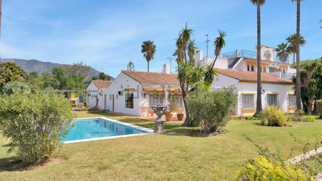 Imagen del cortijo en venta en Mijas (Málaga).