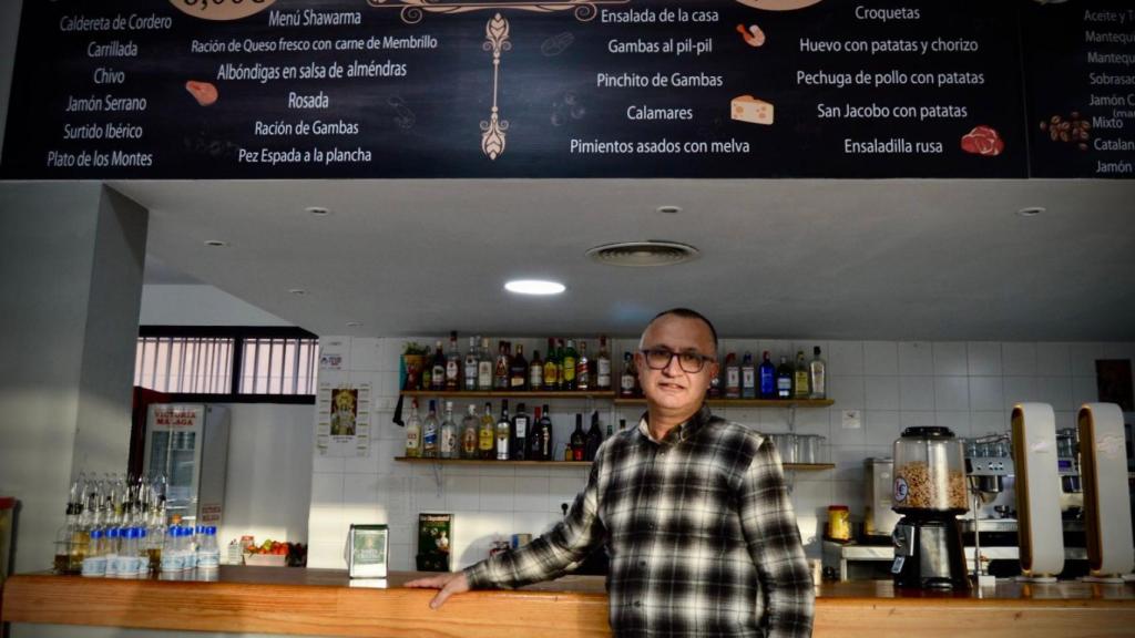 Sabino, en el centro social.