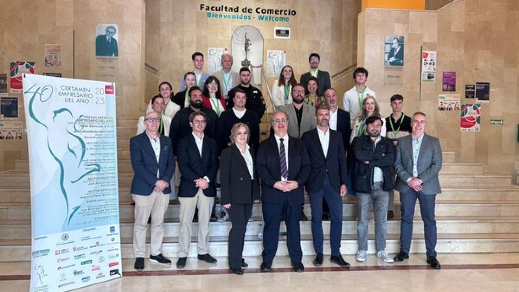 Los galardonados de la 40 ‘Certamen Empresario del Año’ se reúnen en la Facultad de Comercio