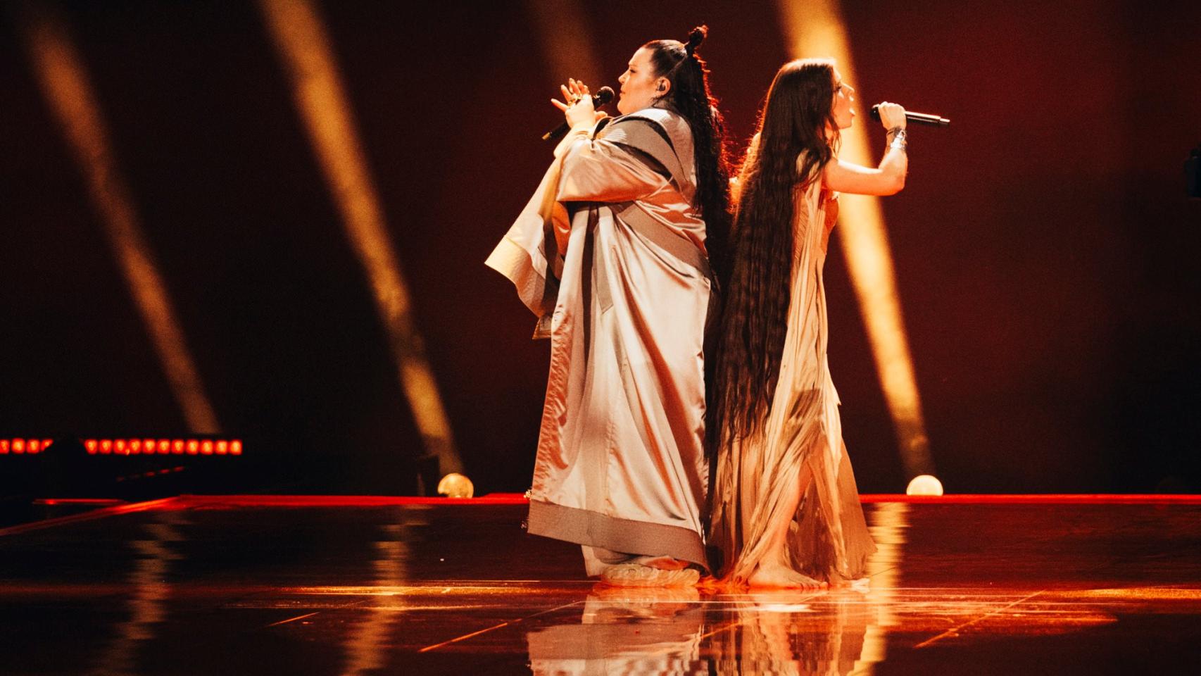 alyona alyona & Jerry Heil, durante la primera semifinal de Eurovisión 2024 (EBU).