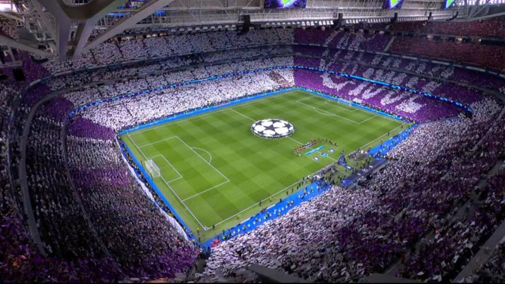 Mosaico en el Santiago Bernabéu