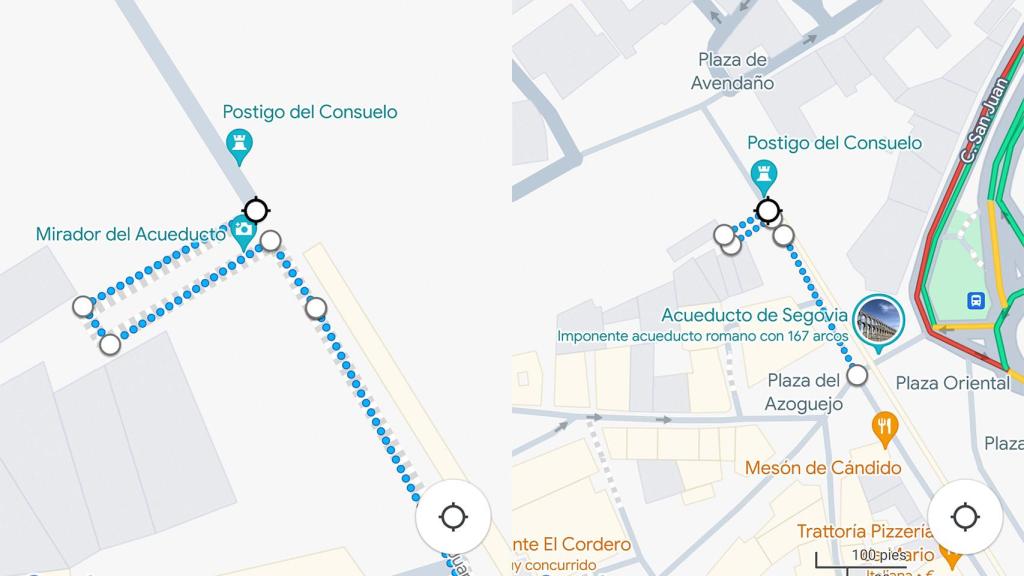 Así se mide con múltiples puntos en Google Maps