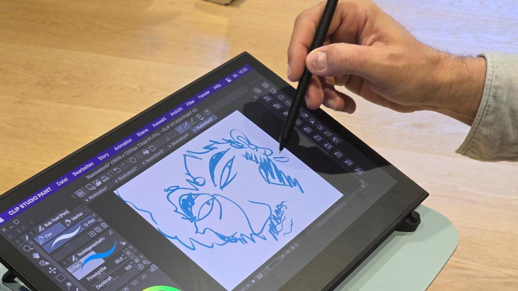 Probando el monitor de Wacom