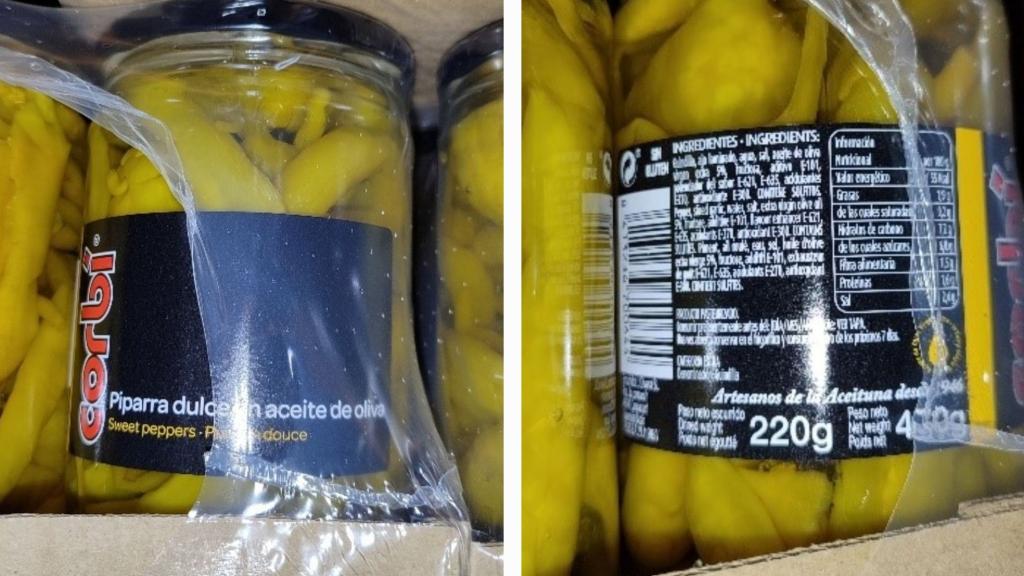 Uno de los productos retirados.