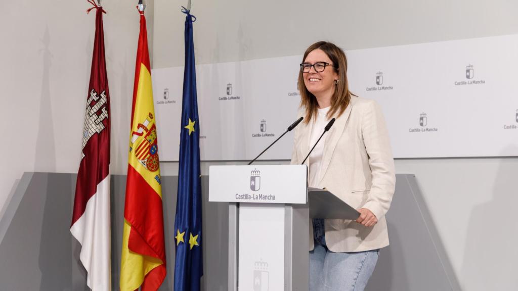 Esther Padilla, consejera portavoz del Gobierno de Castilla-La Mancha. Foto: JCCM.