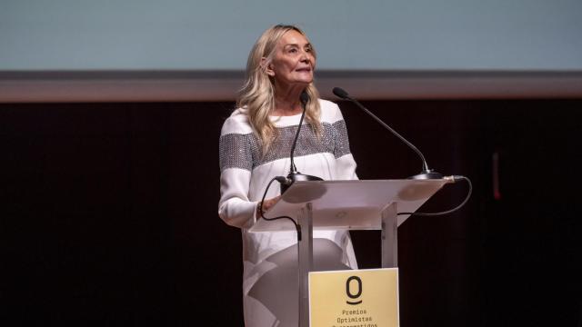 Julia Higueras en los Premios Optimistas Comprometidos.