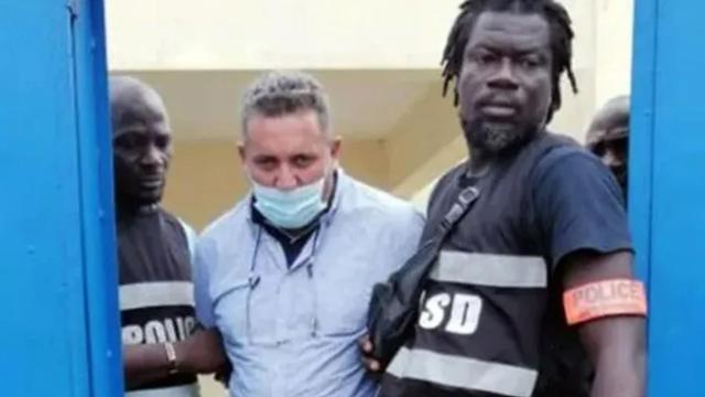 Miguel Ángel Devesa Mera, tras su detención en Costa de Marfil.