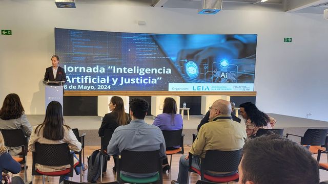 Rafael Chelala, presidente de LEIA, durante una de sus intervenciones.