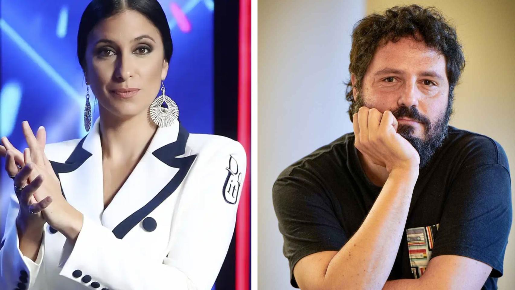 María Peláe (i) y El Kanka (d)