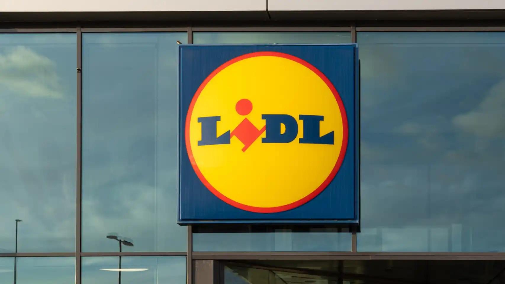 Cartel de Lidl.