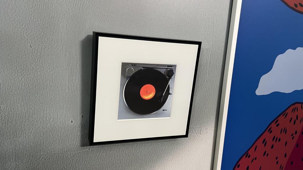 El altavoz Samsung Music Frame.