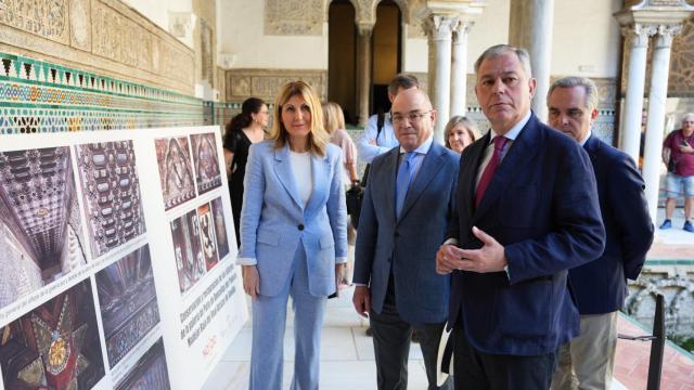 José Luis Sanz, este miércoles en el Alcázar de Sevilla.