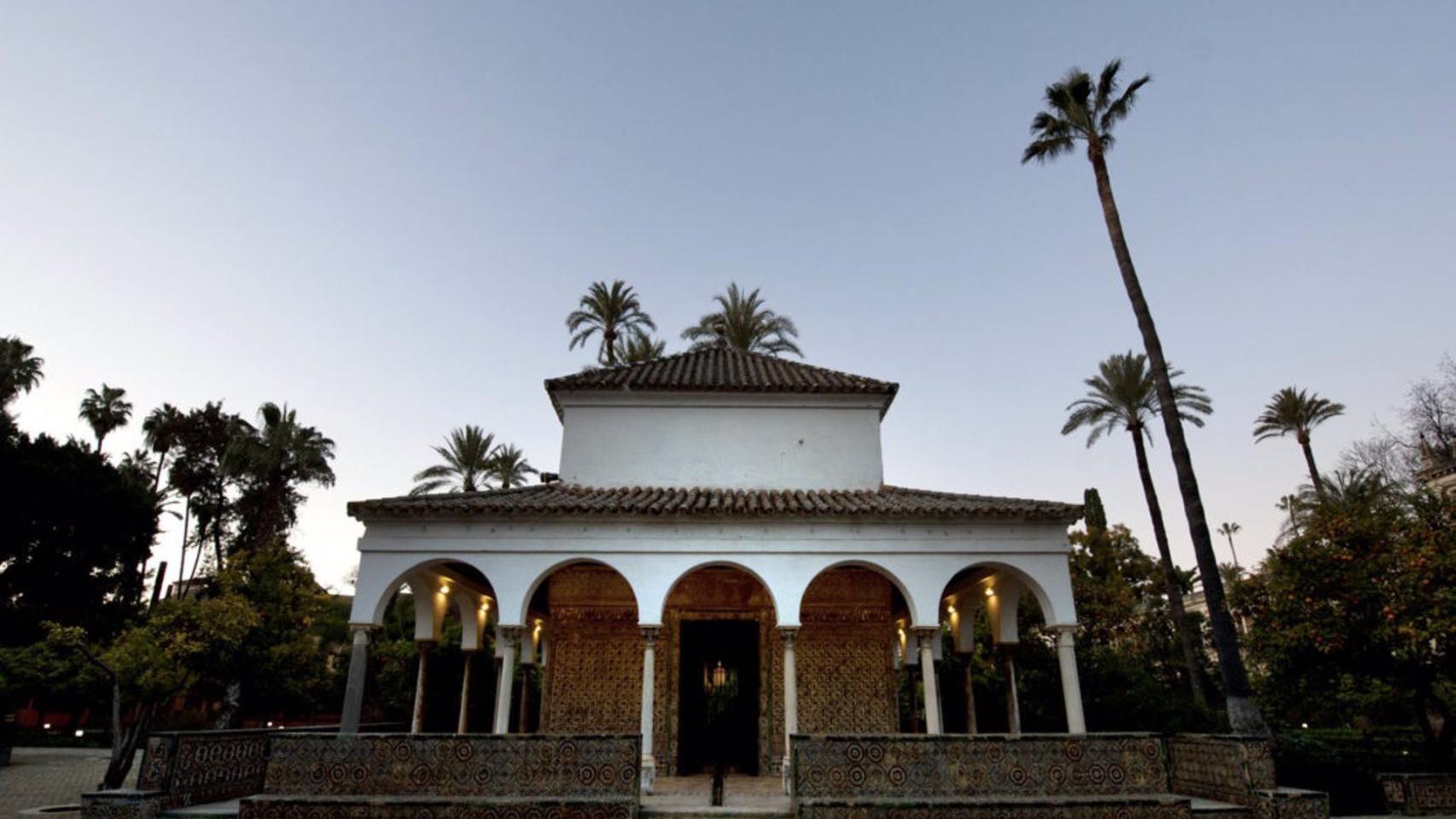 El Cenador de Carlos V del Real Alcázar de Sevilla.