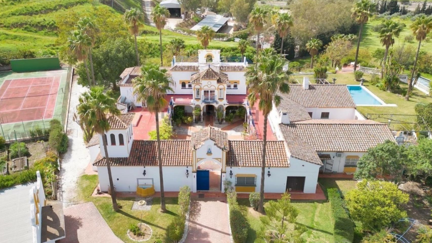 El cortijo en venta más grande de Málaga.