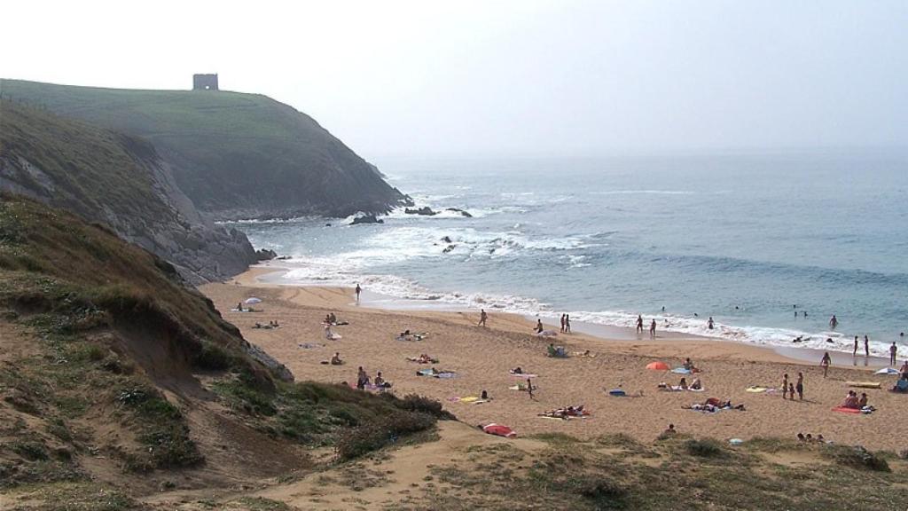La playa de El Sable de Tagle.