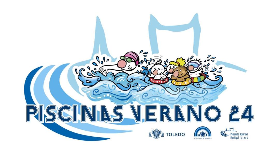 Cartel de la temporada de piscinas de Toni Reollo.