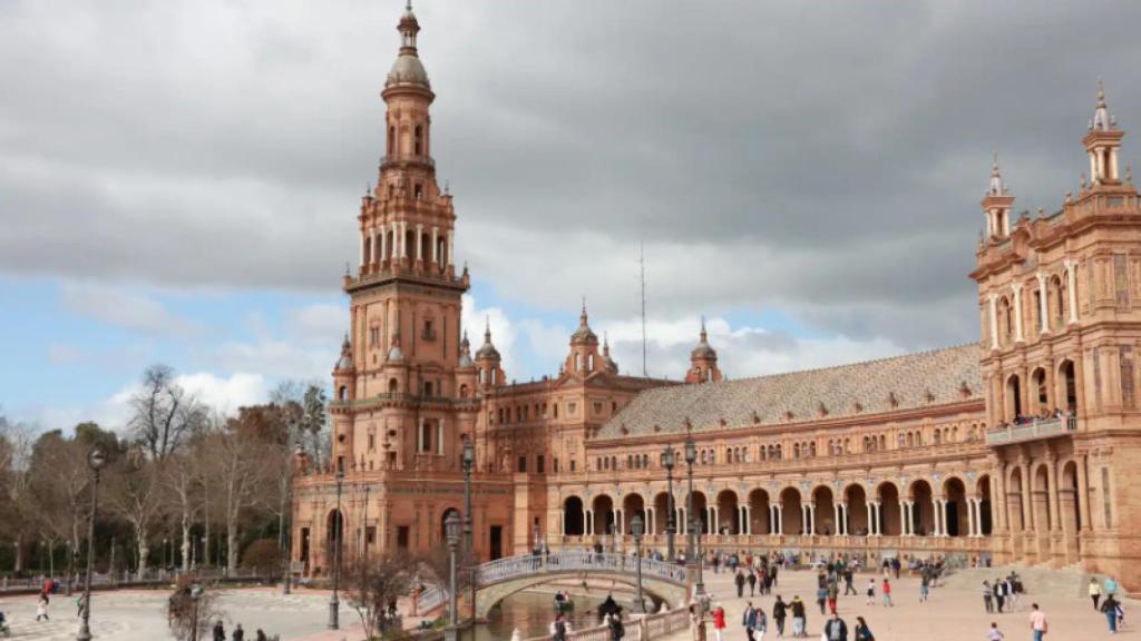 La plaza de España de Sevilla.
