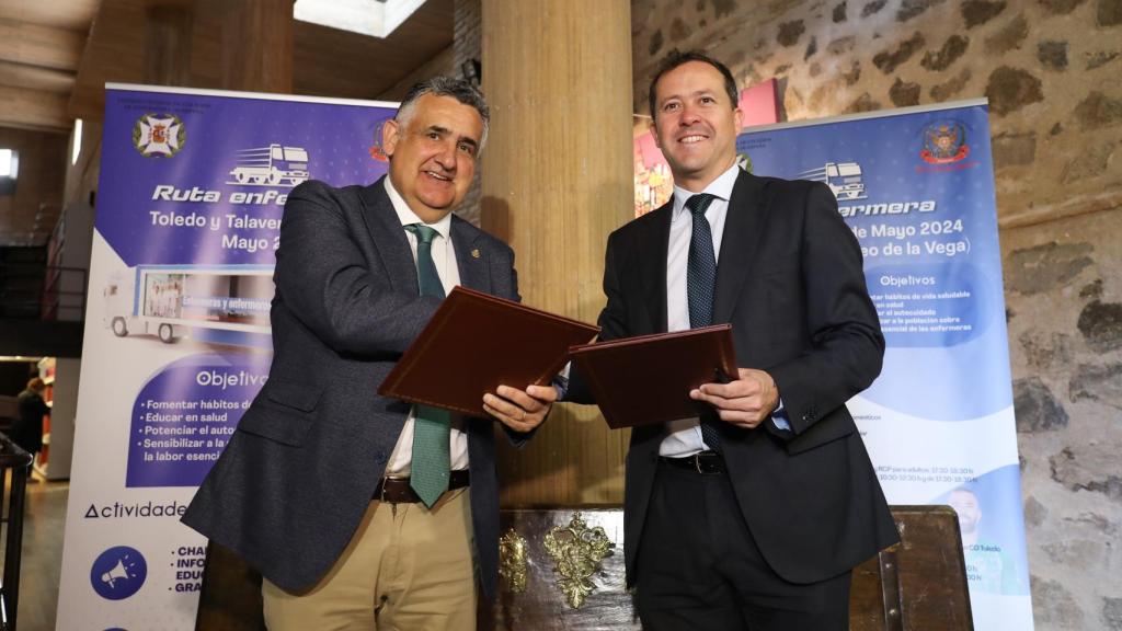 Roberto Martín y Carlos Velázquez. Foto: Ayuntamiento de Toledo.