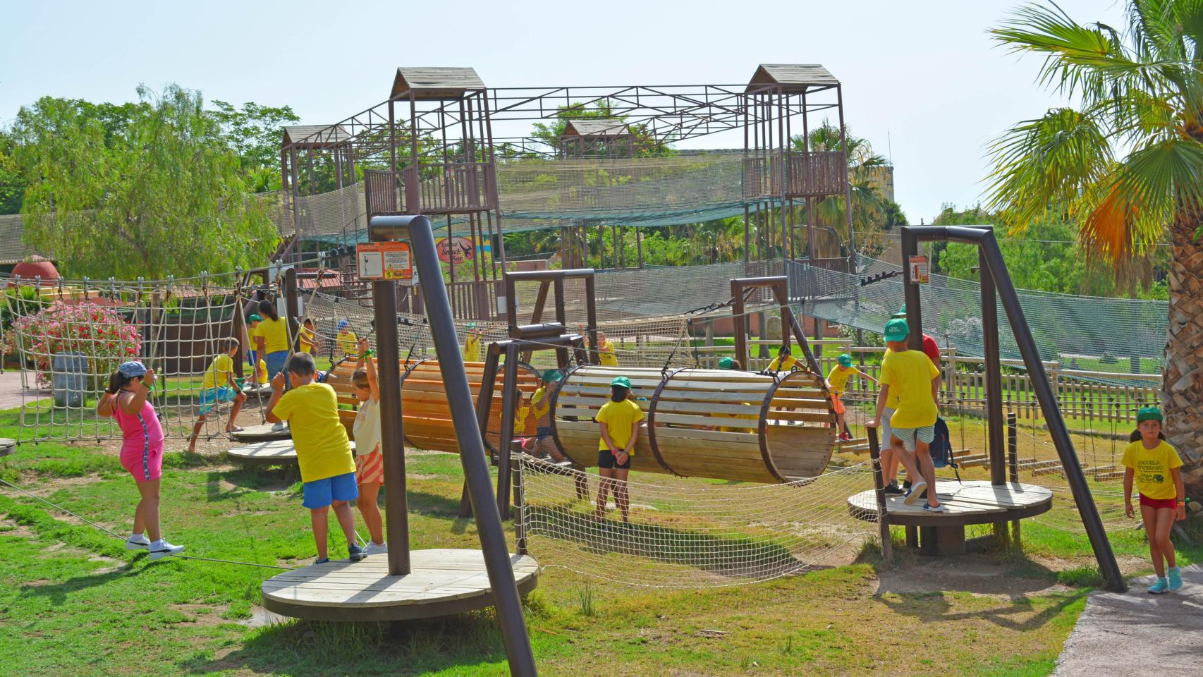 Una de las áreas de juego del parque Terra Natura