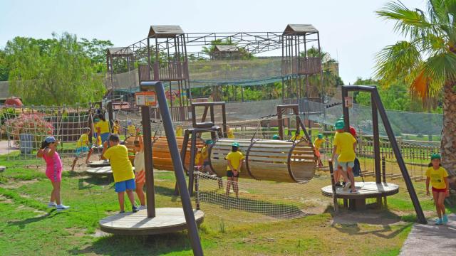 Una de las áreas de juego del parque Terra Natura