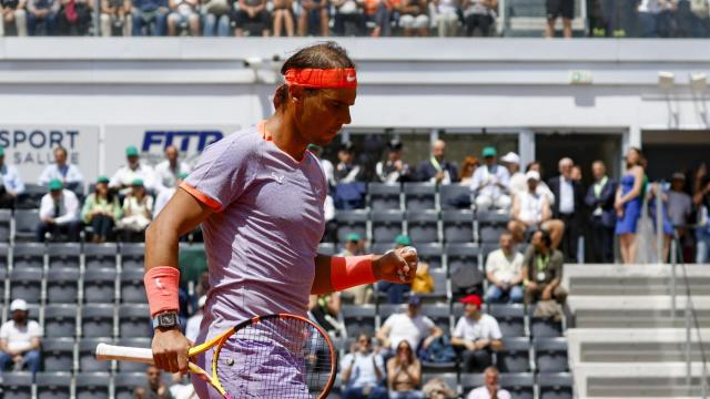 Rafa Nadal, en el Masters 1.000 de Roma