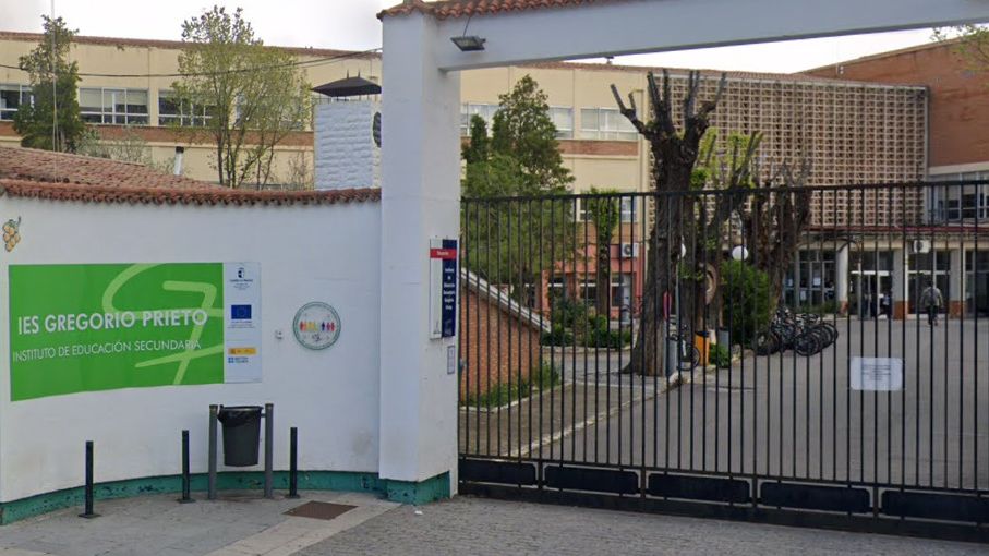 IES Gregorio Prieto de Valdepeñas. Foto: Google Maps.