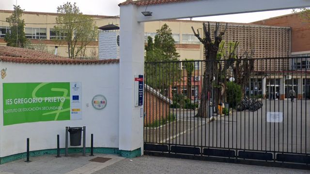 IES Gregorio Prieto de Valdepeñas. Foto: Google Maps.