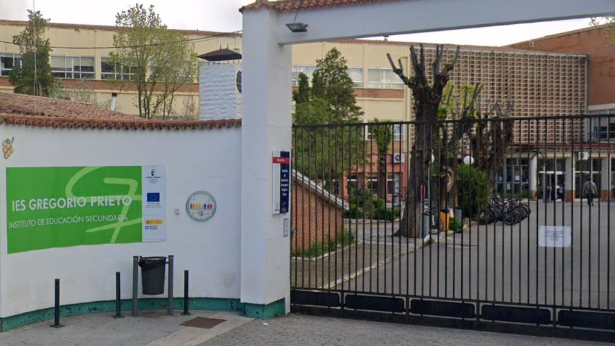 IES Gregorio Prieto de Valdepeñas. Foto: Google Maps.