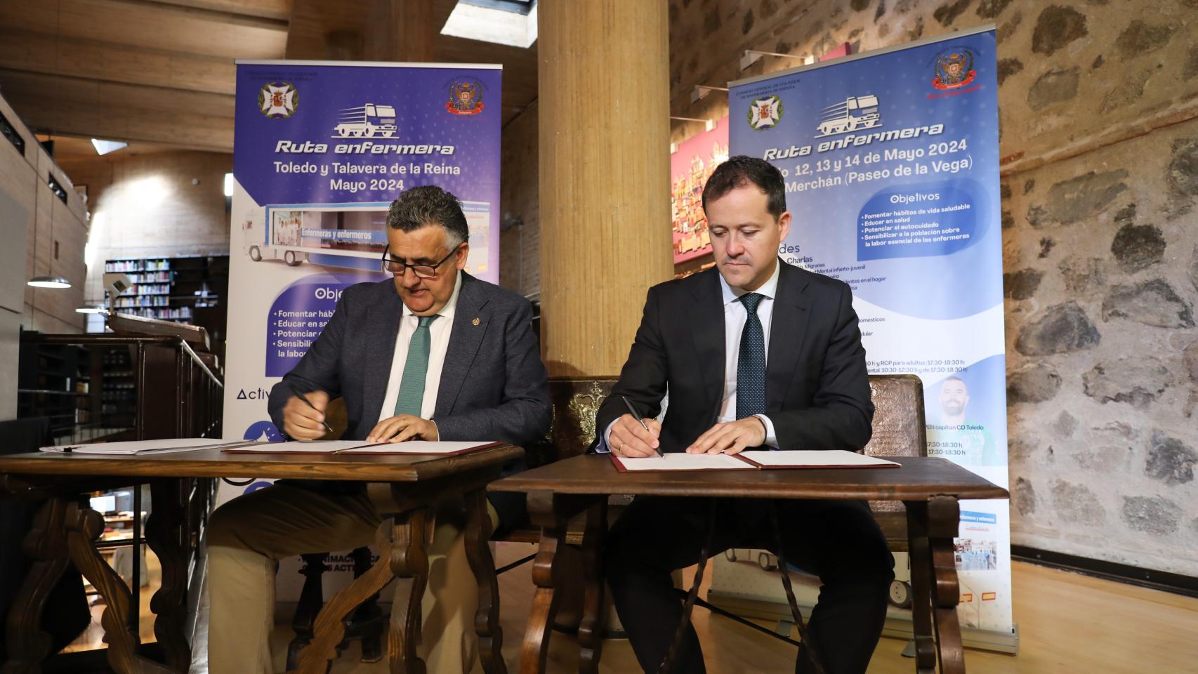 Roberto Martín y Carlos Velázquez. Foto: Ayuntamiento de Toledo.