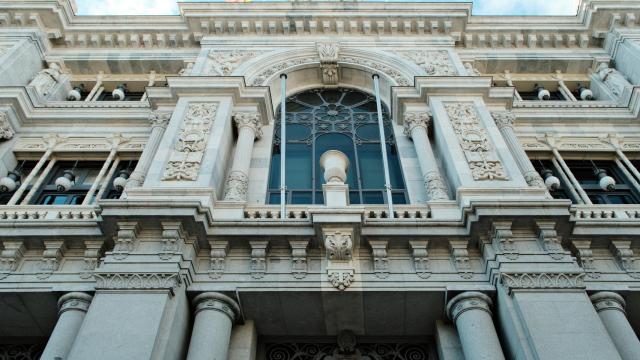 Fachada del Banco de España.