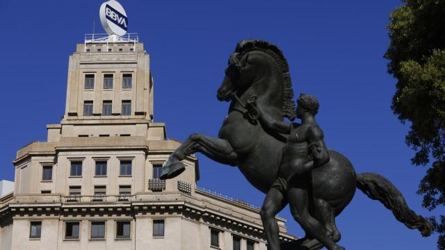 Antigua sede del BBVA en la Plaza de Cataluña de Barcelona.