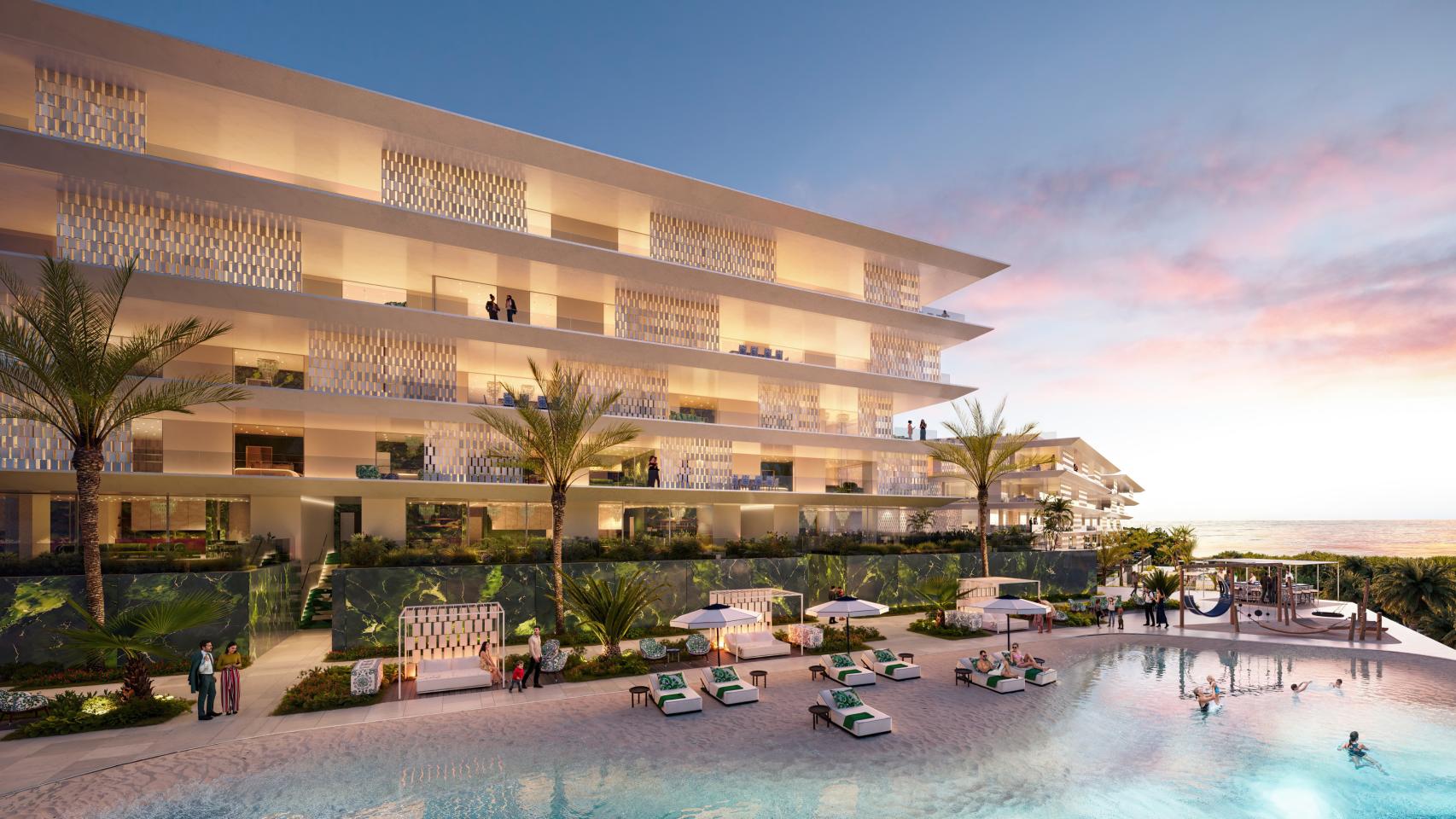 Infografía del proyecto residencial de Dolce & Gabbana en Marbella.