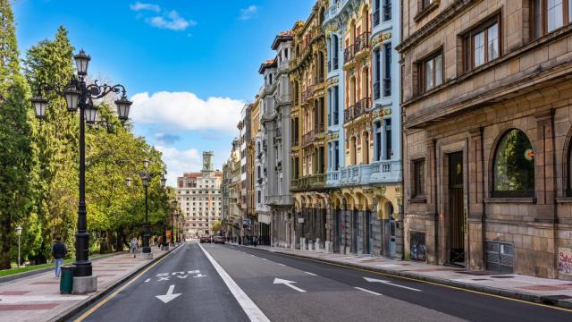 Ciudad de Oviedo en Asturias.