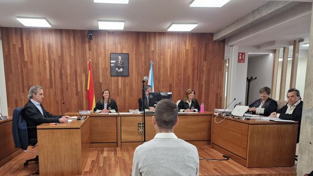 Imagen del acusado durante el juicio.