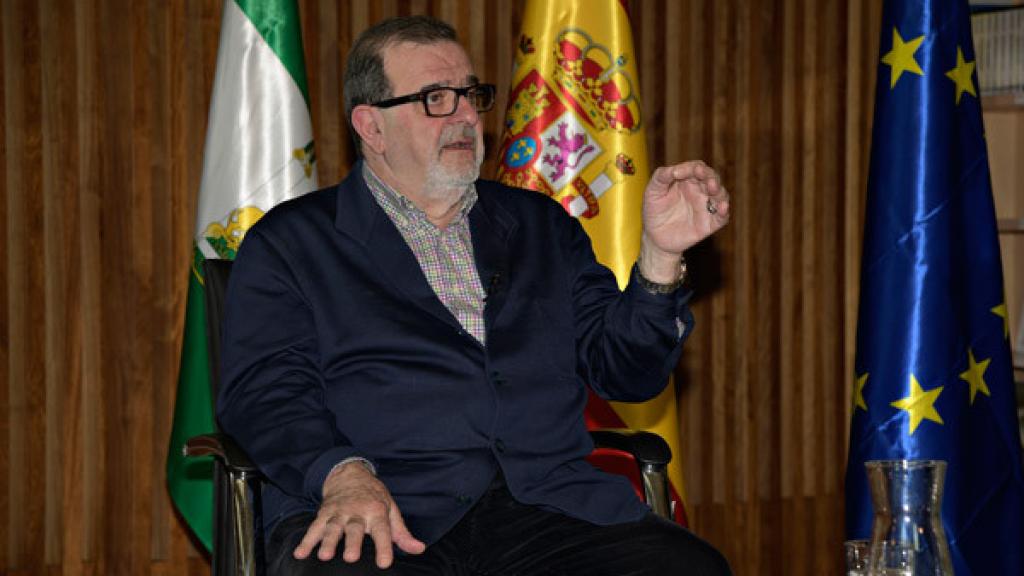 El expresidente de la Junta de Andalucía, José Rodríguez de la Borbolla, en una imagen de archivo difundida por la Junta de Andalucía.