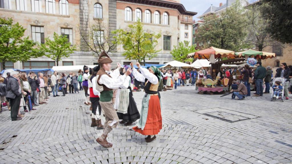 Feria asturiana de La Ascensión en Oviedo.
