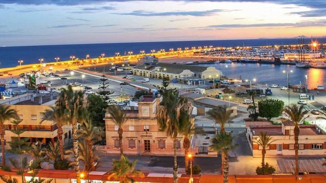 El puerto de Torrevieja.