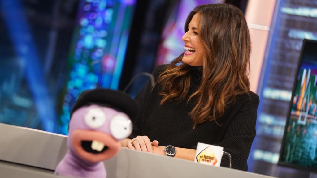 Nuria Roca colaborando en El Hormiguero.