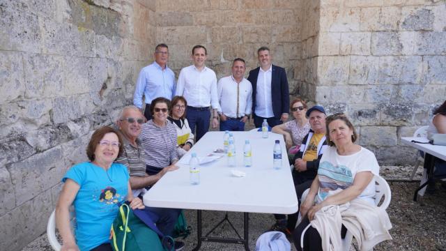 Momento del Paseo Saludable en Cabezón de Pisuerga