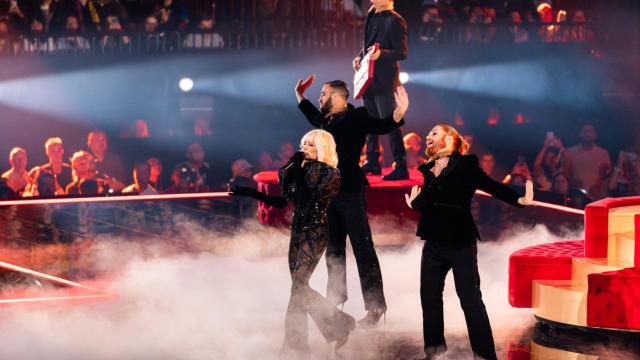 Nebulossa, durante su actuación en la segunda semifinal de Eurovisión 2024 este jueves (EBU).
