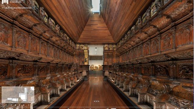 Imagen de la visita virtual en el Museo Nacional de Escultura