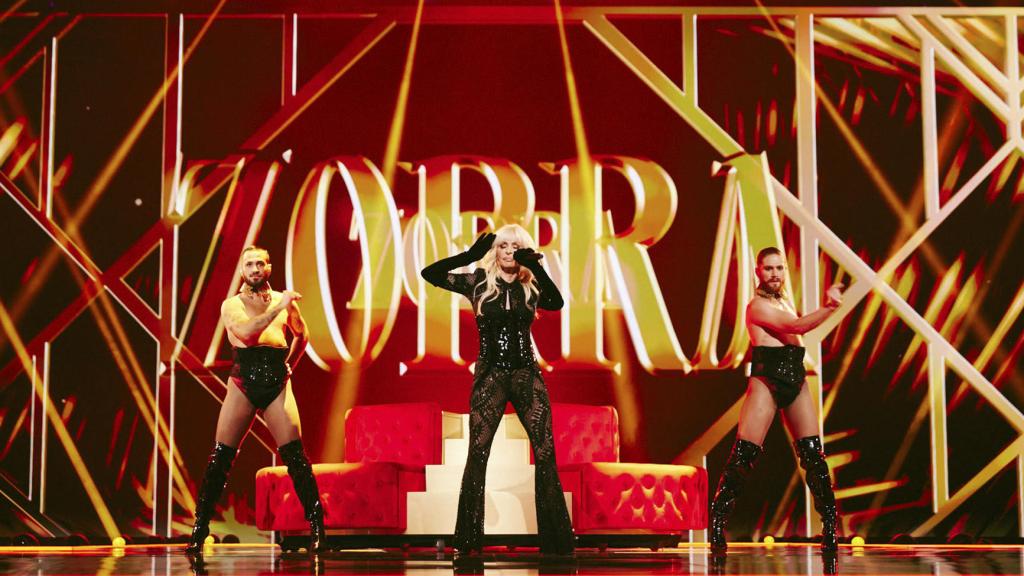 Nebulossa, en su segundo ensayo para la participación en Eurovisión 2024 en representación de España, este sábado en el Malmö Arena.