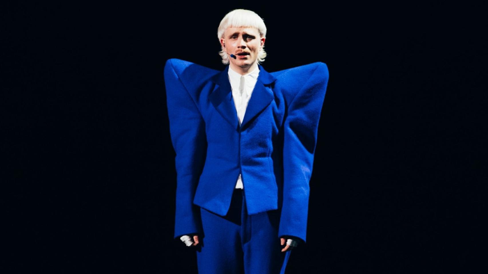 Joost Klein actuando en la segunda semifinal de Eurovisión 2024.