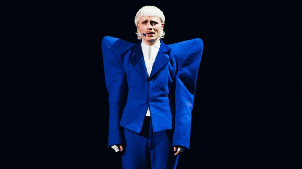 Joost Klein actuando en la segunda semifinal de Eurovisión 2024.