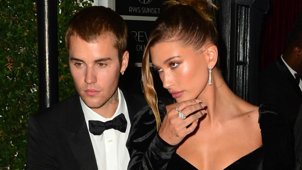 Justin Bieber y la modelo Hailey Baldwin.