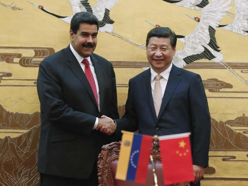 El presidente de Venezuela, Nicolás Maduro, y el presidente de China, Xi Jinping.