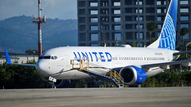 Un Boeing 737 Max de United Airlines. Imagen de archivo.