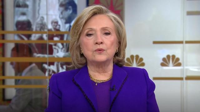 La exsecretaria de Estado, Hillary Clinton, este jueves.