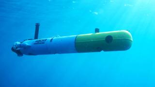 AUV Sparus II bajo el agua